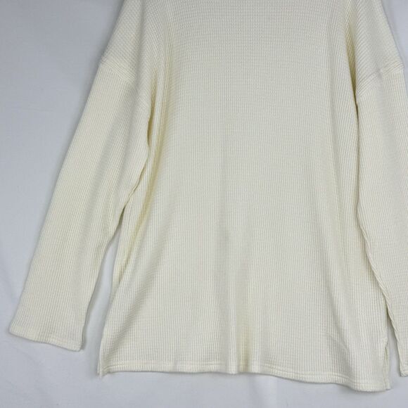 Ninety Clothing Co XL Ivory Knit Sweater Relaxed With Button Accents - Picture 16 of 16